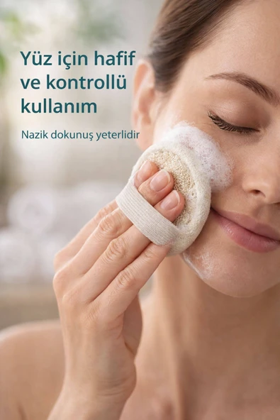 Kabak Lifli Lastikli Yüz Peeling Diski - Resim 7