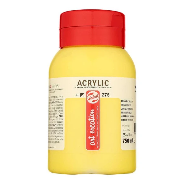 TALENS ARTCREATİON AKRİLİK 750 ML PRİMARY YELLOW 275 ürün görseli 1