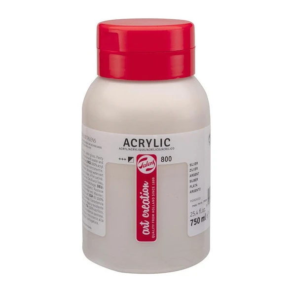 TALENS ARTCREATİON AKRİLİK 750 ML SILVER 800 ürün görseli 1