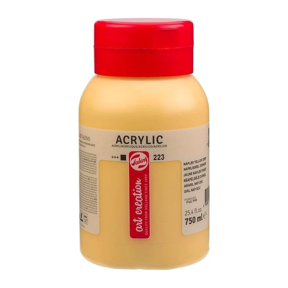 TALENS ARTCREATİON AKRİLİK 750 ML NAPLES YELLOW 223 ürün görseli 1
