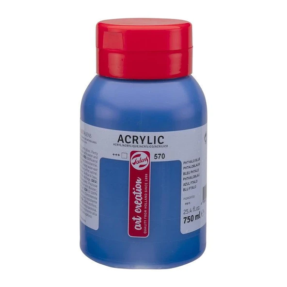 TALENS ARTCREATİON AKRİLİK 750 ML PHTHALO BLUE 570 ürün görseli 1