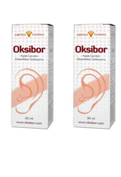 Oksibor Kulak Damlası 30 Ml 2'Li PAKET (SKT:11/2027) ürün görseli 1