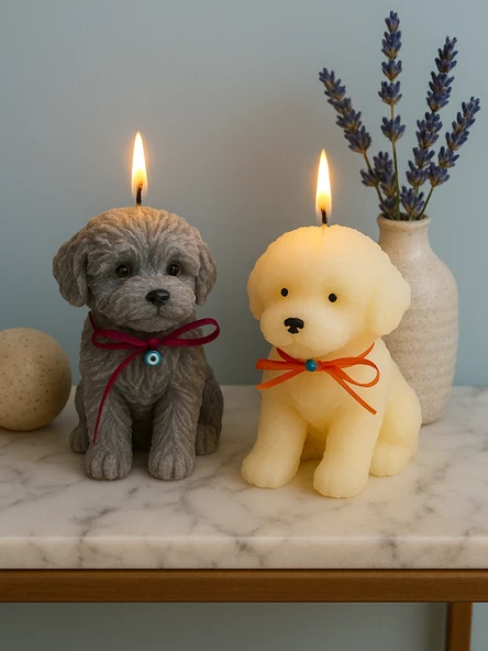 Zensori Sevimli Köpek Mum - Resim 4