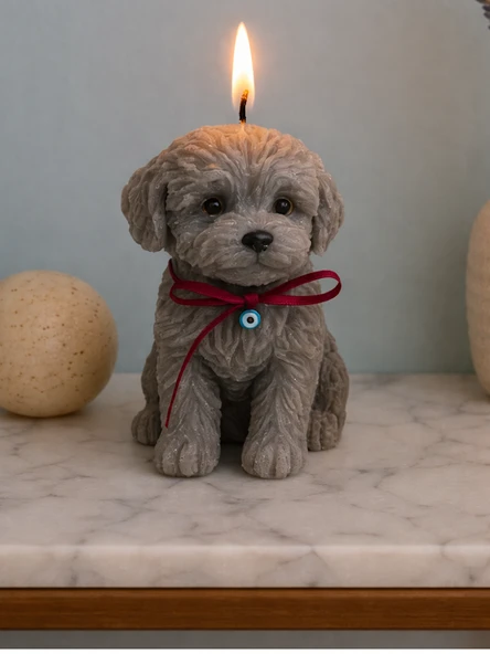 Zensori Sevimli Köpek Mum ürün görseli 1
