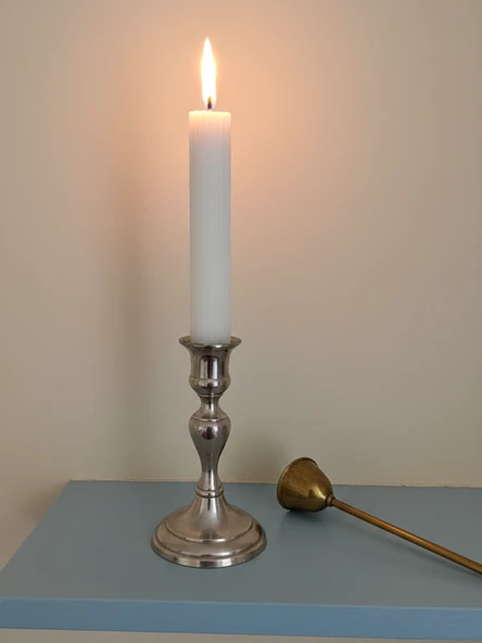Zensori Tırtıklı Şamdan Mum (25 cm) ürün görseli 1