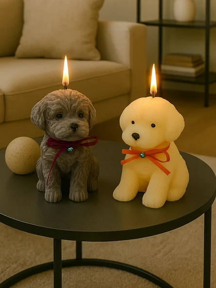 Zensori Sevimli Köpek Mum - Resim 4