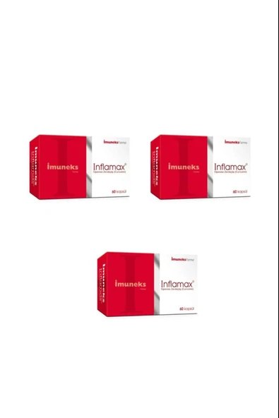 Imuneks Inflamax Optimize Zerdeçal Curcumin 60 Kapsül 3 Adet ürün görseli 1