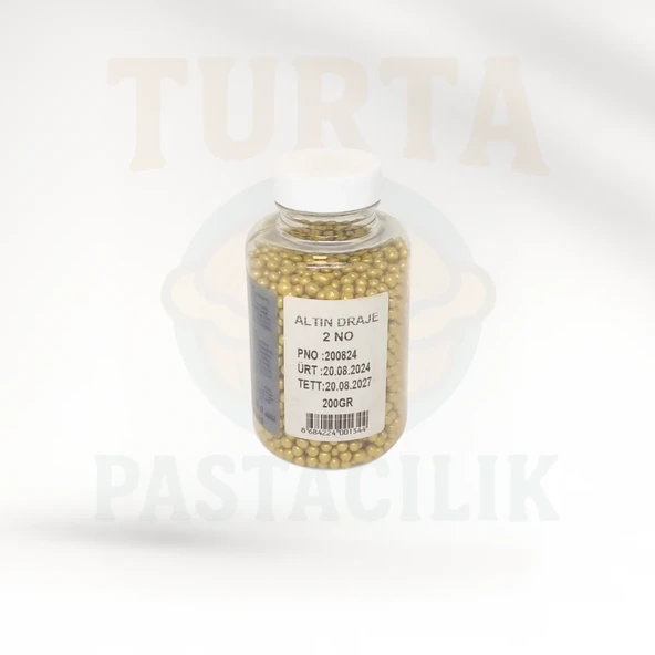MY BAKE GOLD DEKORATİF DRAJE  2 NUMARA ürün görseli 1