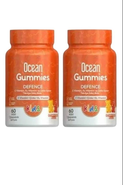 Ocean Gummies Defence 60 Çiğnenebilir Form 2 Adet ürün görseli 1