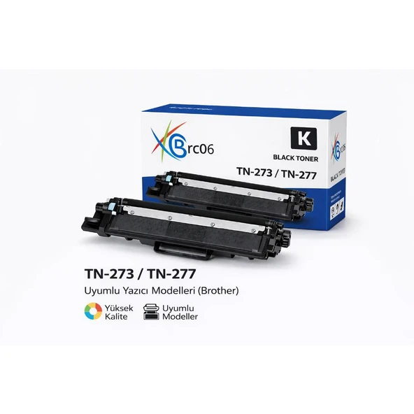 BROTHER uyumlu TN-277 Siyah Yüksek Kapasiteli Muadil Toner ürün görseli 1