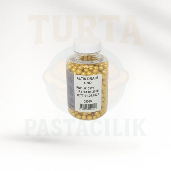 MY BAKE GOLD DEKORATİF DRAJE 4 NUMARA ürün görseli 1