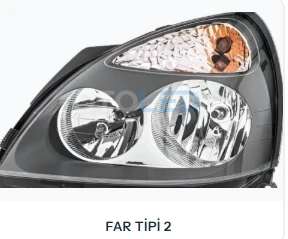 FEMEX Renault Clio 2 1998-2006 KISA FAR LED FAR TİPİ 2 COSMO MİNİ ürün görseli 1
