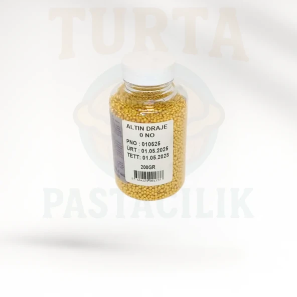 MY BAKE GOLD DEKORATİF DRAJE  0 NUMARA ürün görseli 1