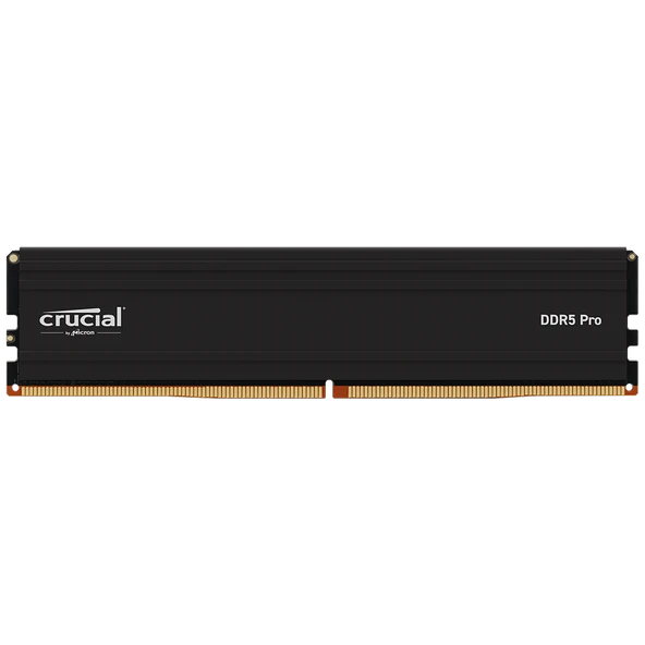 CRUCIAL CP16G64C38U5B PRO, Overclocking, 16GB, DDR5, 6400MHz, CL38, 1.1V, XMP 3.0, Desktop Ram (Soğutuculu) ürün görseli 1