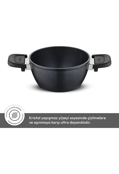 Emsan Diamente Derin Tencere 24 cm - Resim 6