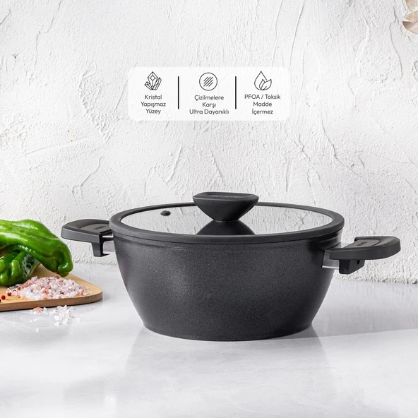Emsan Diamente Derin Tencere 24 cm ürün görseli 1