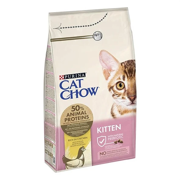 Cat Chow Kitten Tavuklu Yavru Kedi Maması 15 Kg ürün görseli 1