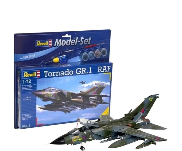 Revell 64619 Tornado GR.1 RAF Model Set Kraliyet Hava Kuvvetleri Özel Edisyonu ürün görseli 1