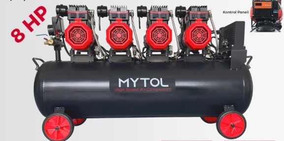 MYTOL  200 Litre Yüksek Hızlı Kompresör  MYK2002 ürün görseli 1