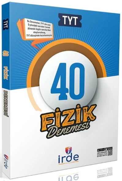 TYT Fizik 40 Denemesi İrde Yayınları ürün görseli 1