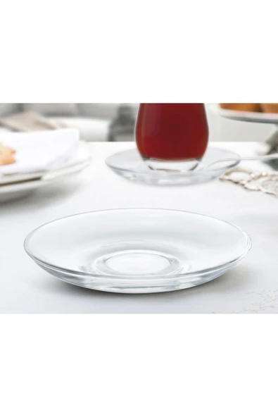 Opaline 6'lı  Çay Tabağı ürün görseli 1