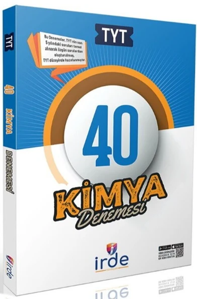 TYT Kimya 40 Denemesi İrde Yayınları ürün görseli 1