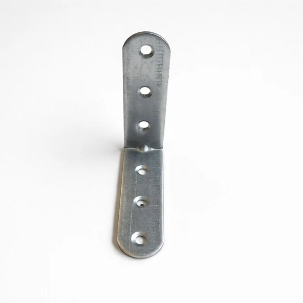 Köşe Birleştirme L Demir Yuvarlak Başlı 20x65x65 mm 50 Adet Metal Bağlantı Sabitleme Set Aparatı ürün görseli 1