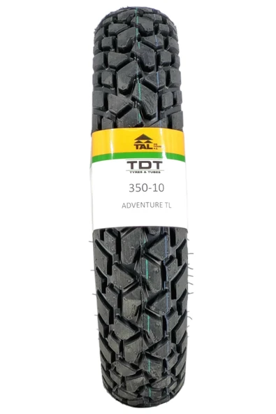TDT TYRES 350-10 TL (TUBELESS - DUBLEKS) MOTOSİKLET LASTİĞİ ürün görseli 1
