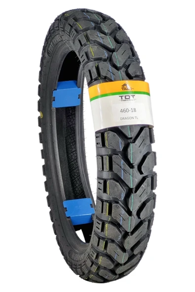 TDT TYRES 460-18 TL (TUBELESS - DUBLEKS) MOTOSİKLET LASTİĞİ ürün görseli 1