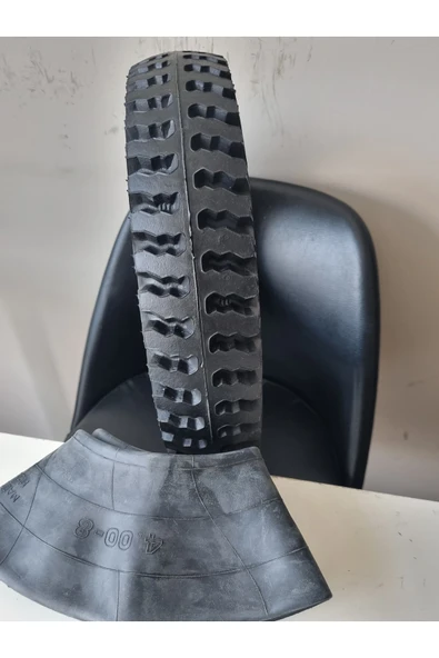 MARUTİ TYRES 400-8 (TUBETYPE) Uyumlu Motorsiklet/sepet Lastiği Iç Lastik Set ürün görseli 1