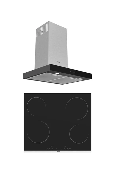 Ferre MEGA PLUS SERİSİ 2'Lİ CAM ANKASTRE SET (MS261-D100) ürün görseli 1