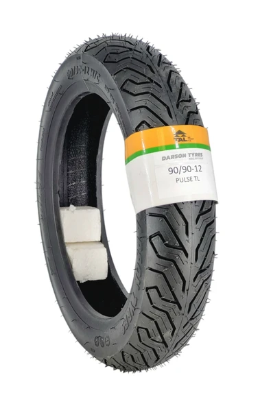 DARSON TYRES MOTOR LASTİK 90/90-12 TL (TUBELESS - DUBLEKS) ürün görseli 1