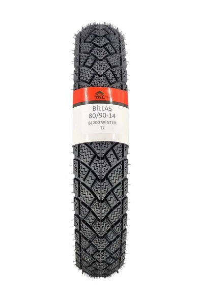 Billas HONDA DİO KIŞLIK ÖN LASTİK 80/90-14 TL (TUBELESS - DUBLEKS) ürün görseli 1