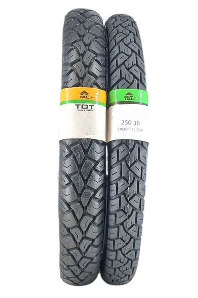 ONMX TYRES 275-18 EXPRES VE 250-18 SPORT TL (TUBELESS - DUBLEKS) LASTİK TAKIMI ürün görseli 1
