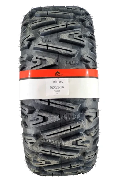 Billas ATV LASTİĞİ 26X11-14 TL (TUBELESS - DUBLEKS) ürün görseli 1
