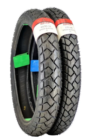 RALCO TYRES Honda Cbf 150/cb 125e, Küba Tk03, Mondial, 275-18 Tl Ve 90/90-18 Tl Lastik Set ürün görseli 1