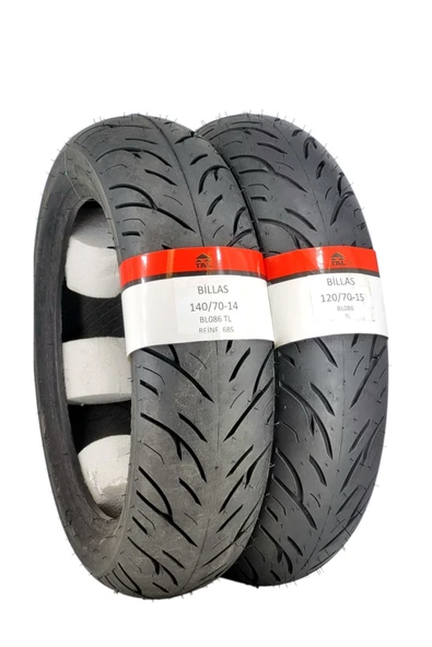 Billas X-MAX 250 LASTİK TAKIMI 140/70-14 VE 120/70-15 TL(DUBLEKS) ürün görseli 1