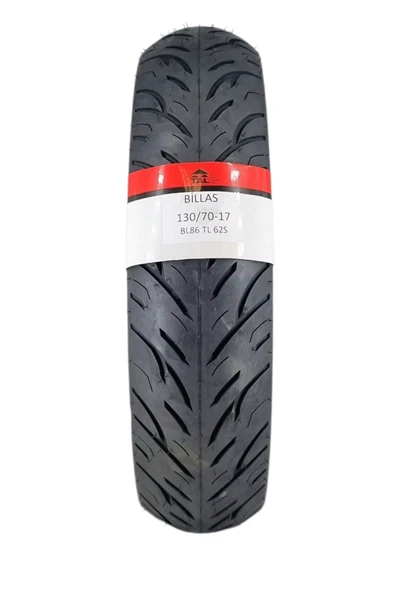 Billas 130/70-17 TL (TUBELESS - DUBLEKS) BL086 MOTOSİKLET LASTİĞİ ürün görseli 1