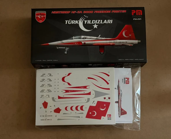 Northrop F-5 A 2000 Freedom Fighter PM Model Demonte Plastik Uçak Maket Kiti ürün görseli 1