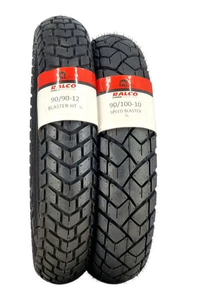RALCO TYRES ACTİVA 125 UYUMLU LASTİK TAKIMI 90/100-10 VE 90/90-12 SPEEDBLASTER/BLASTER HT ürün görseli 1