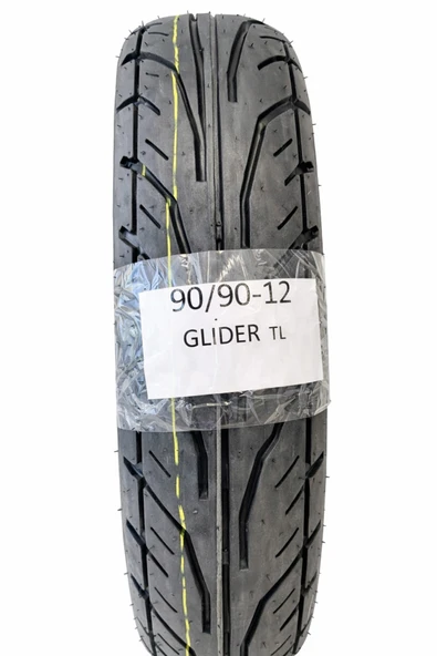 TDT TYRES 90/90-12 (TUBELESS - DUBLEKS) MOTOSİKLET LASTİĞİ ürün görseli 1