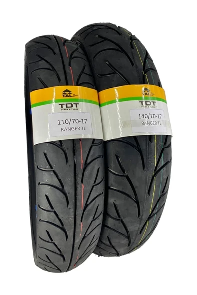 TDT TYRES HONDA CBR 250 LASTİK TAKIM 140/70-17 VE 110/70-17 TL (TUBELESS - DUBLEKS) ürün görseli 1