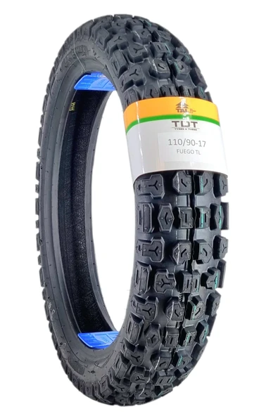 TDT TYRES 110/90-17 FUEGO TL (TUBELESS - DUBLEKS) MOTOSİKLET LASTİĞİ ürün görseli 1