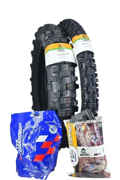 PTTAVM: TDT TYRES HERO X-PULSE LASTİK 120/80-18 VE 90/90-21 TT (İÇ