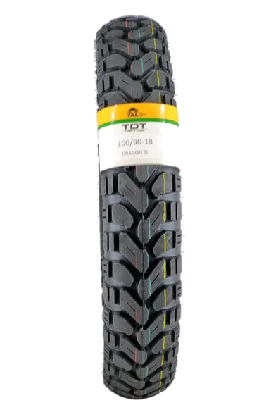 TDT TYRES 100/90-18 TL (TUBELESS - DUBLEKS) MOTOSİKLET LASTİĞİ ürün görseli 1