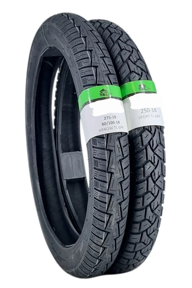 ONMX TYRES 275-18 ARROW VE 250-18 SPORT TL (TUBELESS - DUBLEKS) LASTİK TAKIMI ürün görseli 1