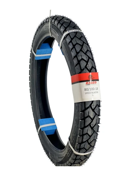 RALCO TYRES 80/100-18 TL (TUBELESS - DUBLEKS) MOTOSİKLET LASTİĞİ ürün görseli 1
