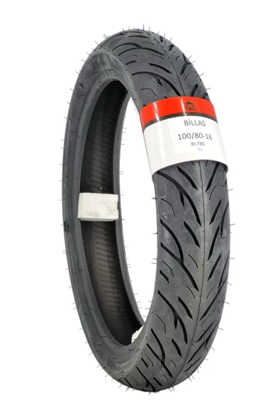 Billas MOTOSİKLET LASTİĞİ  100/80-16 TL (TUBELESS - DUBLEKS) ürün görseli 1