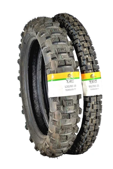 TDT TYRES KROSS LASTİK 120/80-18 VE 90/90-21 TT (İÇ LASTİKLİ TİP- TUBETYPE) ürün görseli 1