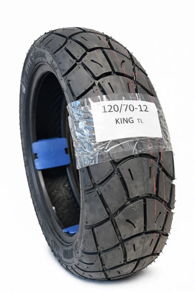 TDT TYRES RKS VRS 125 ARKA LASTİK 120/70-12 TL KİNG ürün görseli 1